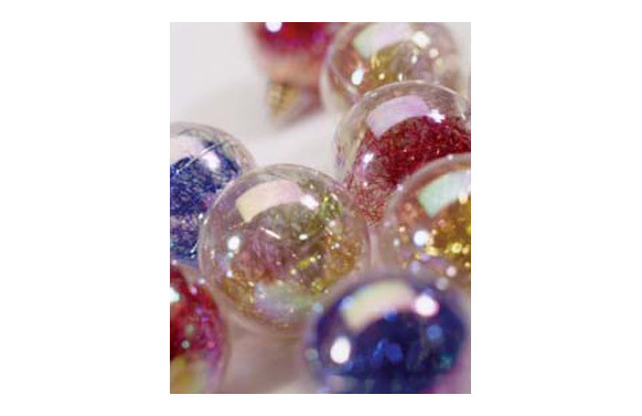 BOLA NAVIDAD SET 6U Ø 6CM AZUL