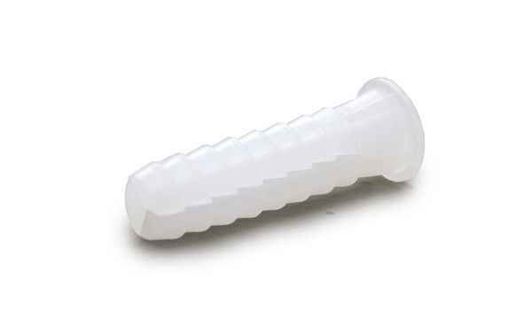 TACO ESTRIADO BLANCO (25 UNI) 5X21 MM