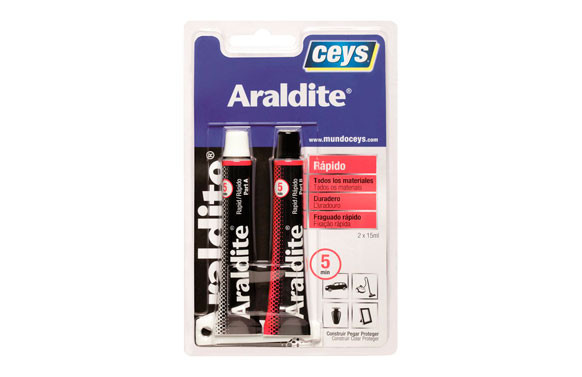 ADHESIVO ARALDIT RAPIDO GRANDE 15+15ML