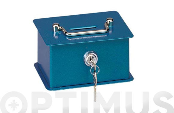 CAJA CAUDALES VINTAGE HUCHA 1H AZUL