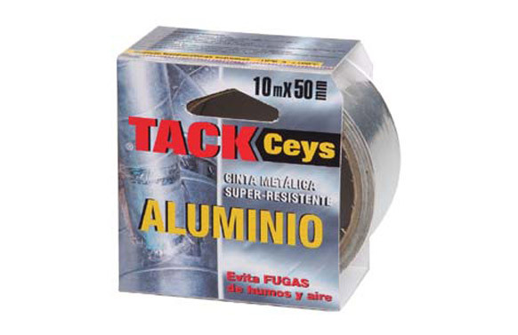 CINTA ALUMINIO TACKCEYS 10 M X 50 MM