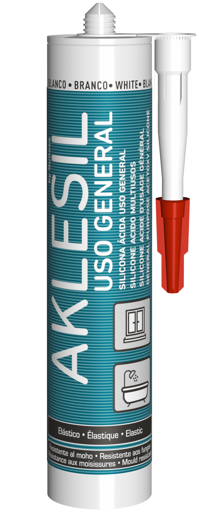 SILICONA AKLESIL 280 ML-BLANCO