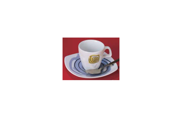 TAZA CAFE PORCEL DECOR JGO 6U LAPIZ NEGRO