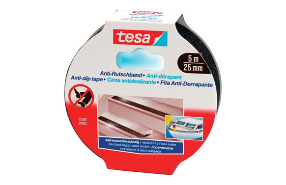 CINTA ANTIDESLIZANTE25 MM X 5 M NEGRA 4042448111500