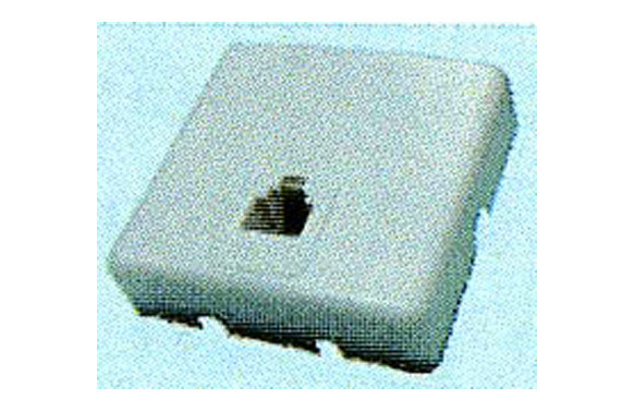 BASE TELEFONO SUPERFICIE SALIDA FRONTAL 6P4C
