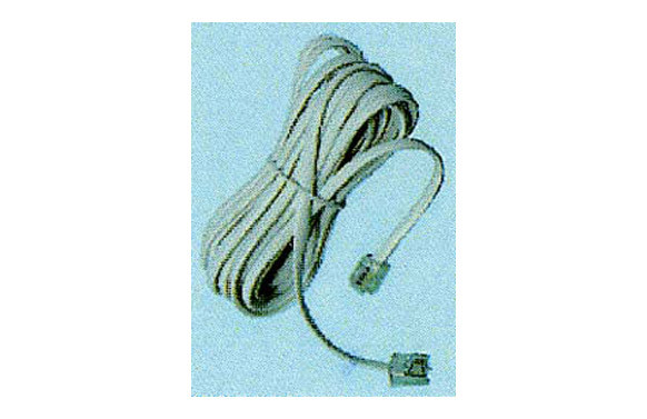 PROLONGACION 4,5M CABLE TELEFONO BLANCO MACHO/MACHO