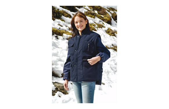 CHALECO REPORTERO BASIC AZUL T/XL