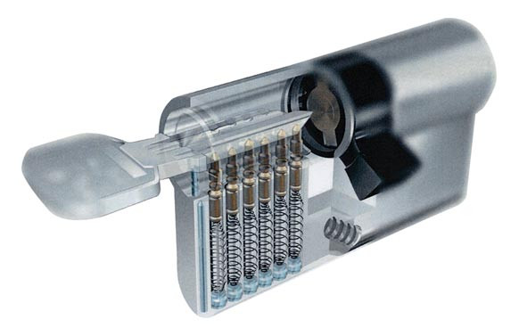 CILINDRO LATON LLAVE PUNTOS 30-30