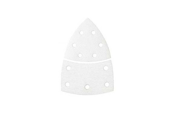 HOJA LIJA MULTILIJADORA 93MM PINTURA 102X62 G. 80. 10 UNIDADES.