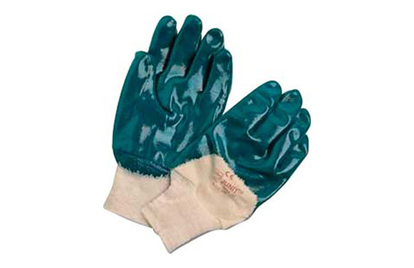 GUANTE NITRILO PESADO AZUL T/L