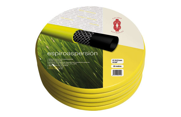 MANGUERA AGRICOLA AMARILLA ESPIROASPERSION Ø 15 MM
