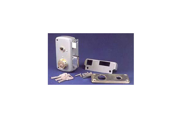CERRADURA SOBREPONER 2556BP GRIS 60 DERECHA
