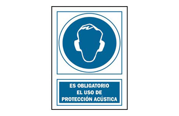 SEÑAL PROTEC ACUST OBLIGAT PVC 129 OBA-CAT