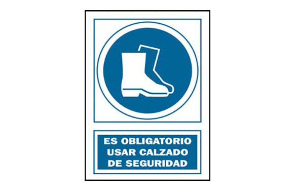 SEÑAL USO BOTAS OBLIGAT PVC 140 OBA-CAT