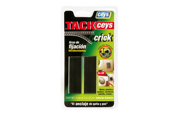 TACKCEYS CRICK 4 TIRAS 5 CM NEGRO