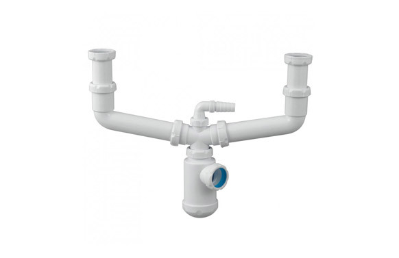 SIFON CENTRAL BOTELLA EXTENSIBLE HORIZONTAL RACOR S-41 1 1/2