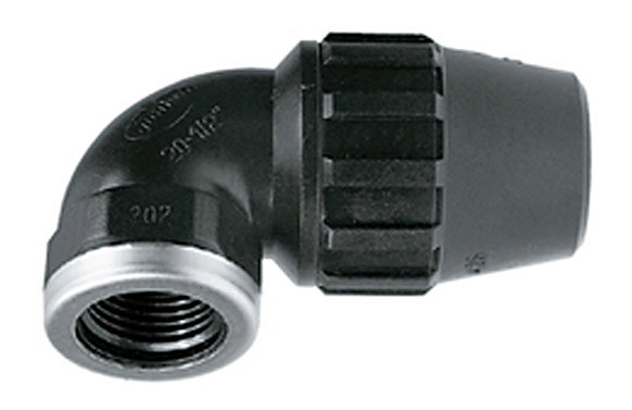 ENLACE ACODADO 90 ROSCA HEMBRA PE J-71 25-3/4\"