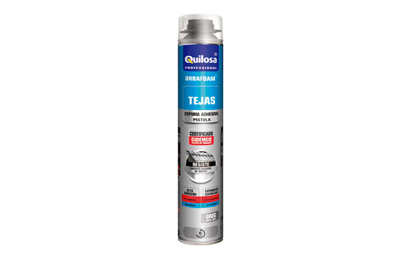 ESPUMA PU ORBAFOAM TEJA PISTOLA 750 ML GRIS