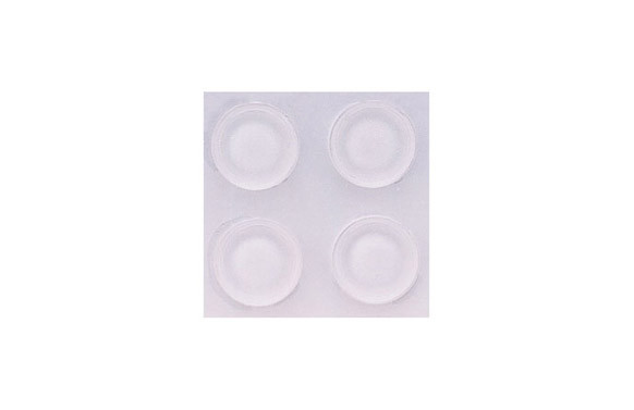 GOTA ADHESIVA (BL 4U) Ø19X4MM TRANSPARENTE
