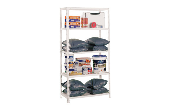 ESTANTERIA CON TORNILLO ECONOMIC 400-BLANCA
