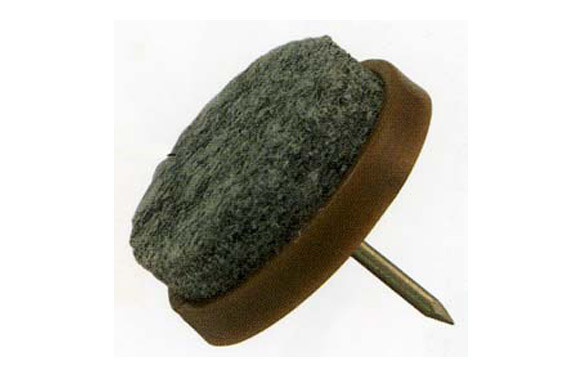 PATIN CON FIELTRO MARRON Ø 30 MM