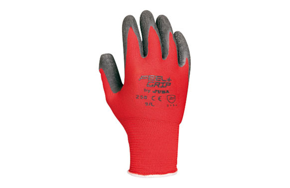 GUANTE FEEL AND GRIP T.8 ROJO