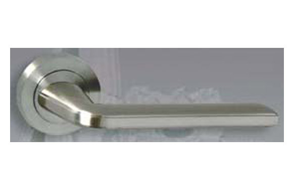 MANILLA ALUMINIO ROSETA (JUEGO) R10156 NIQUEL SATINADO