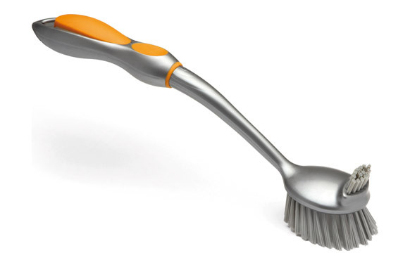 CEPILLO LAVAPLATOS PLATA/NARANJA