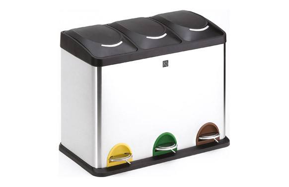 CUBO RECICLAJE 3 COMPART. 45L