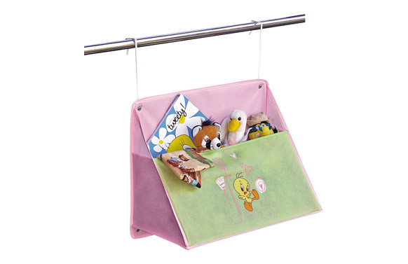 COLGADOR BIG POCKET 50X40X25CM ROSA
