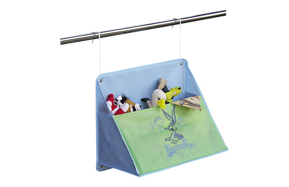 COLGADOR BIG POCKET 50X40X25CM AZUL LONELY TUNES