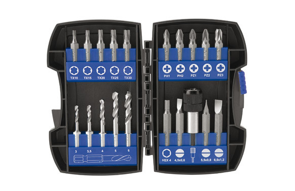 BROCA+PUNTA ATORNILLAR SET 20 PZ 1500/18225