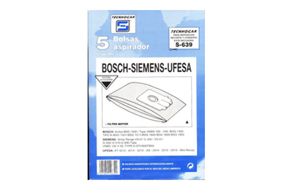 BOLSA ASPIRADOR UFESA 5 UDS