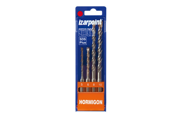 BROCA HORMIGON PROFESIONAL SDS-PLUS JUEGO 1494-5 A 10 MM 4 UNIDADES