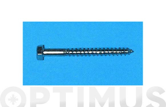 TIRAFONDO CABEZA HEXAGONAL ZINCADO (4 UN) 6X30 MM DIN-571