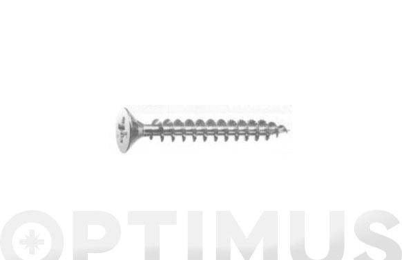TIRAFONDO CABEZA PLANA POZI ZINCADO 5X60 MM