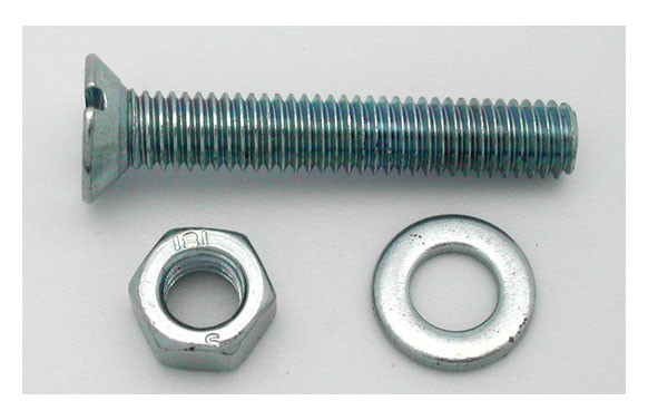 TORNILLO C/PLANA+TUERCA+ARANDELA M-3X20 MM