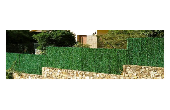 SETO ARTIFICIAL HOJA FINA 126 VARILLAS 1,0X3 MT VERDE