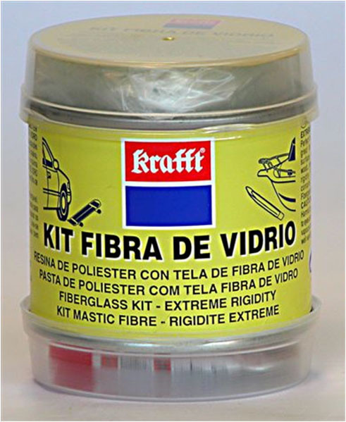 MASILLLA REPARACION FIBRA DE VIDRIO KIT 250 GR
