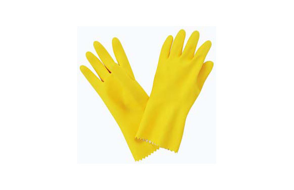 GUANTE MENAJE LATEX T.7-7,5 AMARILLO