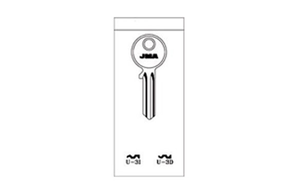 LLAVE ACERO U-3D