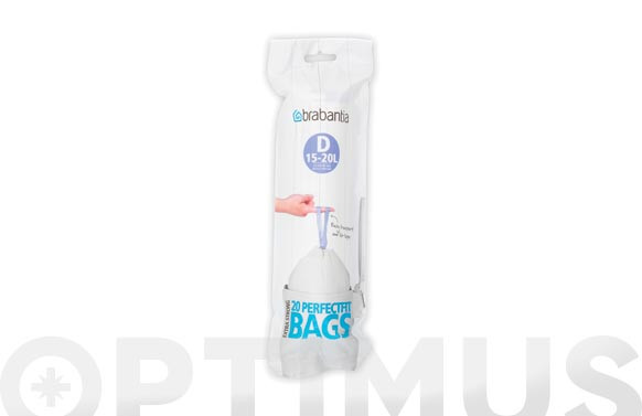 BOLSA BASURA CIERRA FACIL (20 UDS)15-20 L