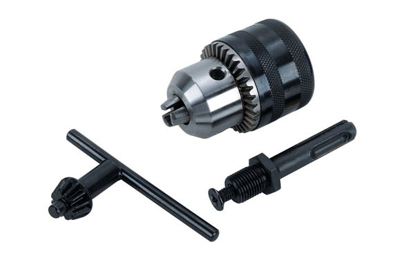 ADAPTADOR SDS PLUS + PORTABROCA 13 MM + LLAVE PORTABROCA
