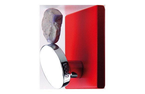 PERCHA CUADRADA MINI ROJO
