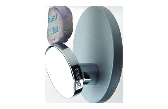PERCHA REDONDA MINI DIAM.7CM ROLO-PLATA