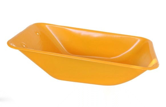BANDEJA NILON 100 L CARRETILLA OBRAS SE/570-AMARILLA