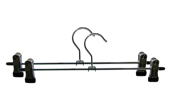 PERCHA METALICA PINZA FALDA (2U)