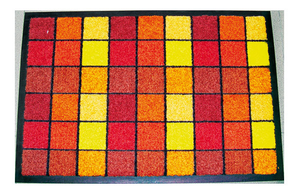 ALFOMBRA DOMESTICA 50X75 CUADROS