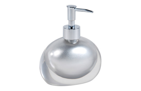 DOSIFICADOR BAÑO RESINA PLATA