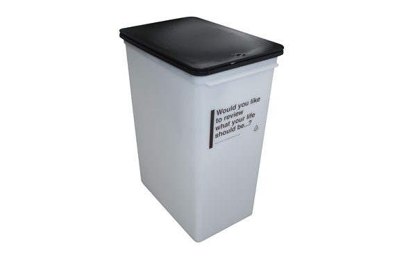 CUBO BASURA PUSH 23X35X46.5 25L-ICE